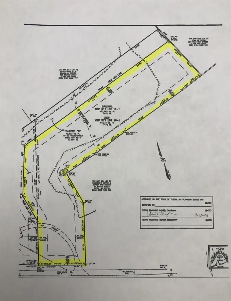 0 Winter Map R17-lot 19-1 Street Tilton NH 03276