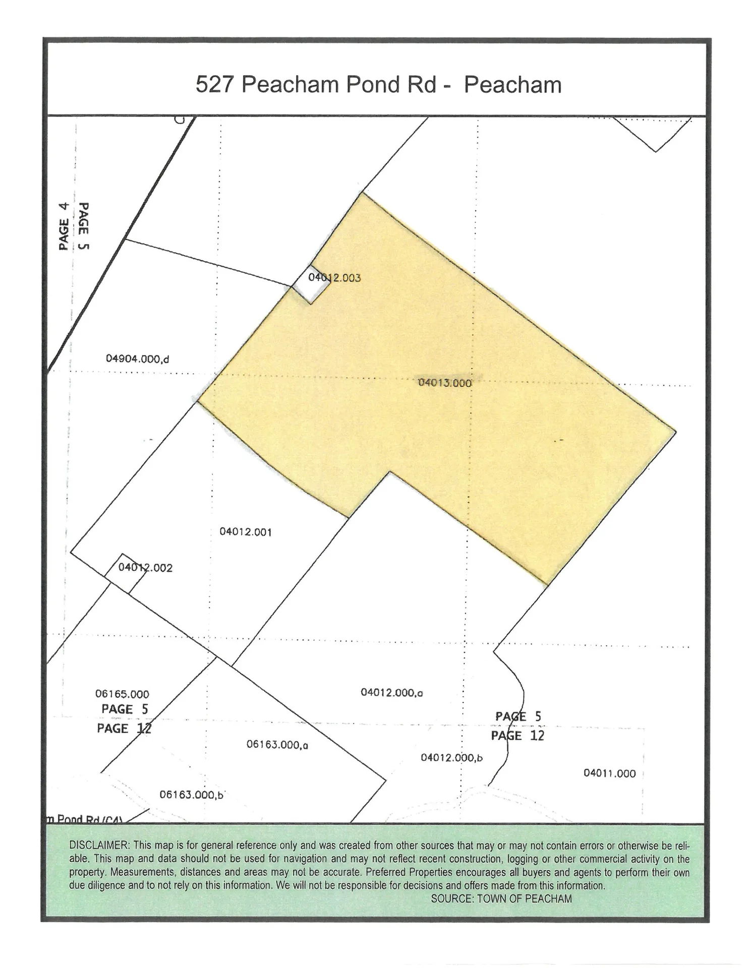 527 Peacham Pond Road Peacham VT 05862