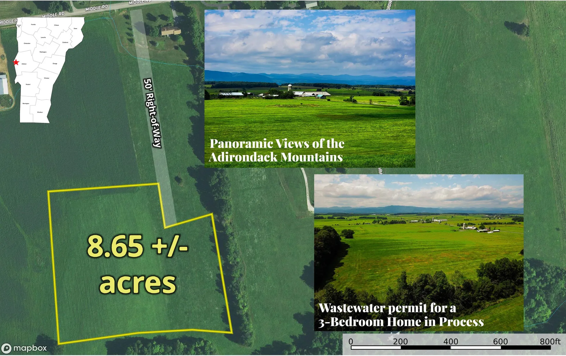 1749 Middle Road Bridport VT 05734