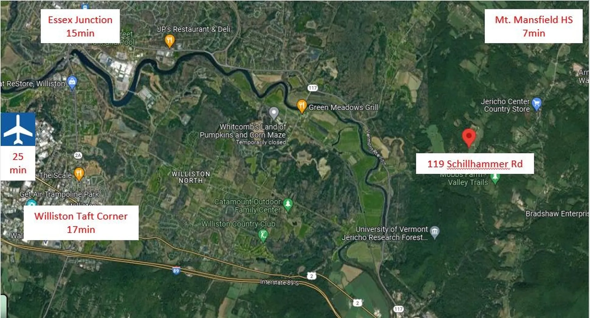 119 Schillhammer Road Jericho VT 11590