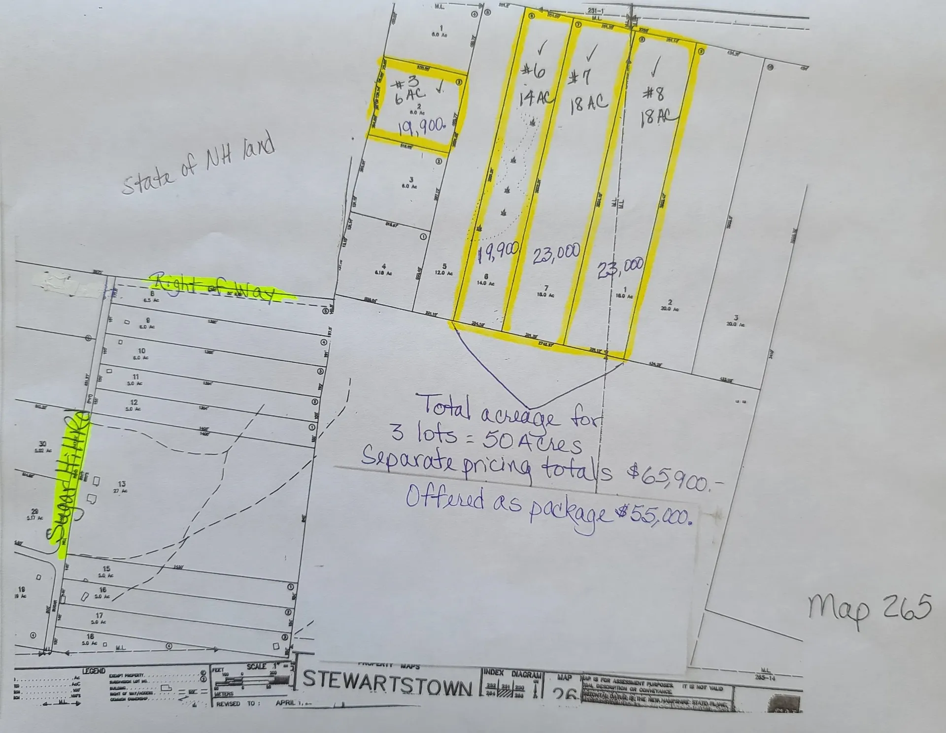 - Off Sugar Hill Road Stewartstown NH 03576