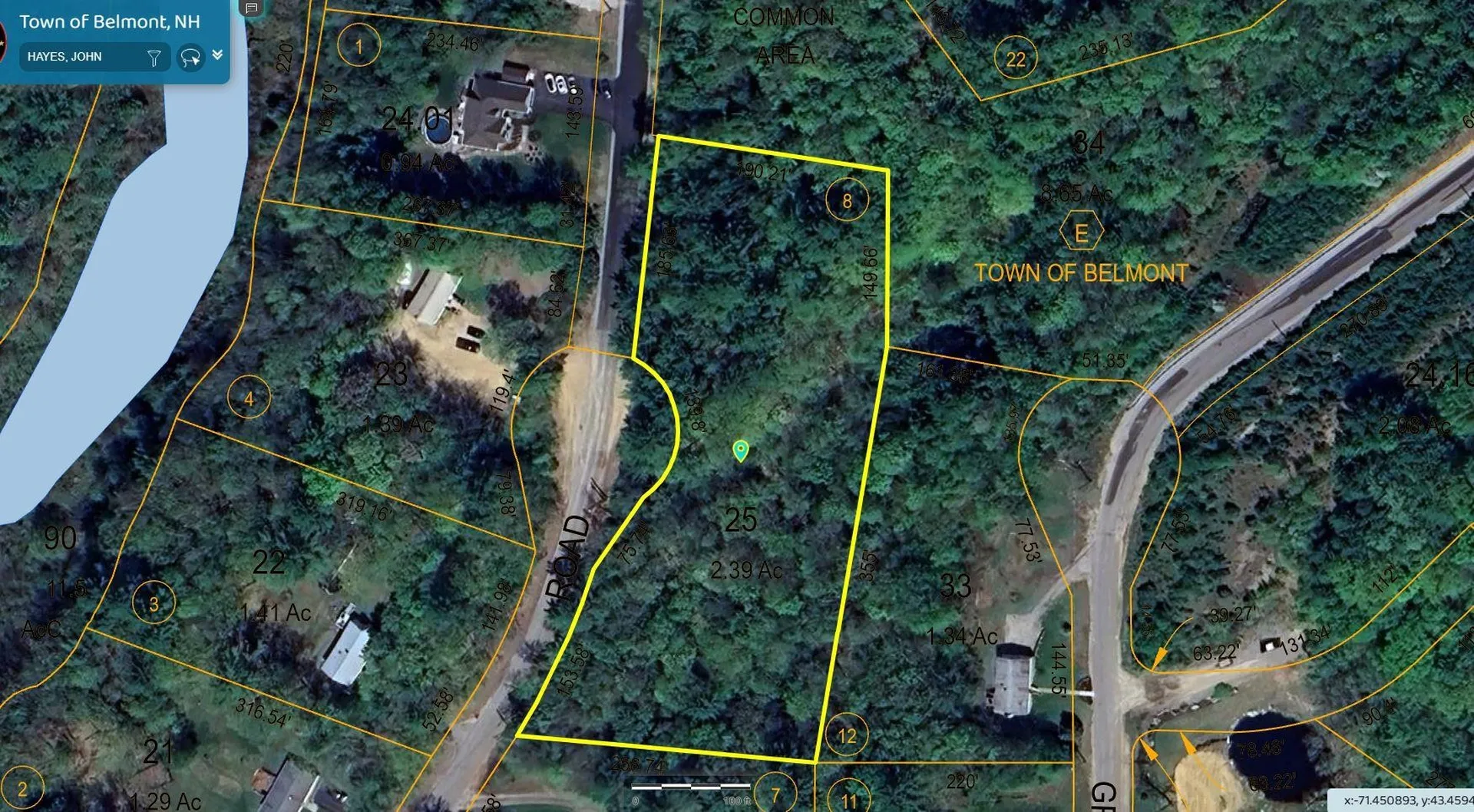 Map 229 Lot 25 Wild Acres Road Belmont NH 03220
