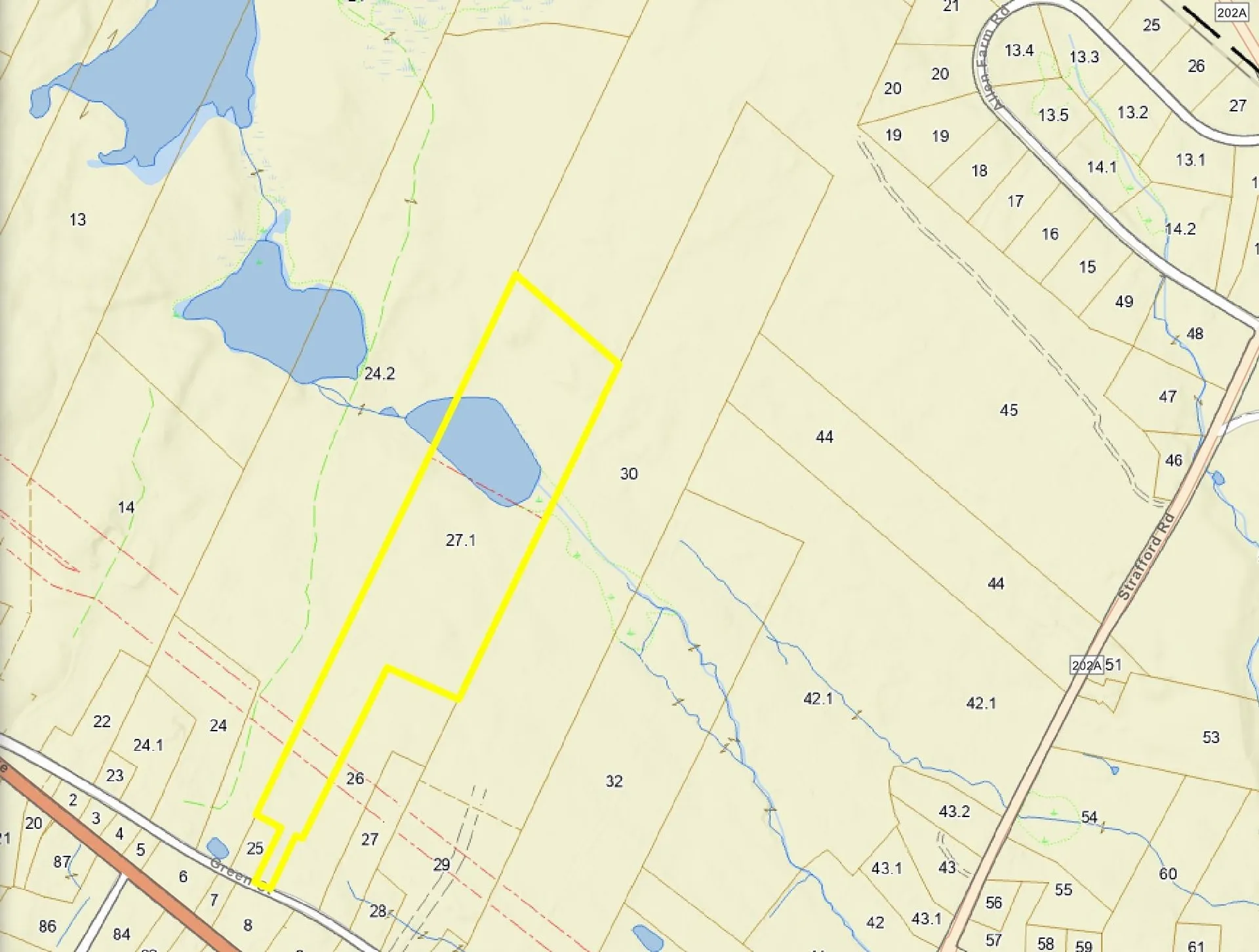 Map 231 Lot 27-1 Green Street Northwood NH 03261