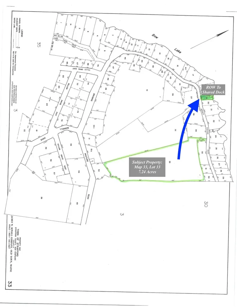 Map 33 Lot 33 Browns Pasture Road Strafford NH 03884
