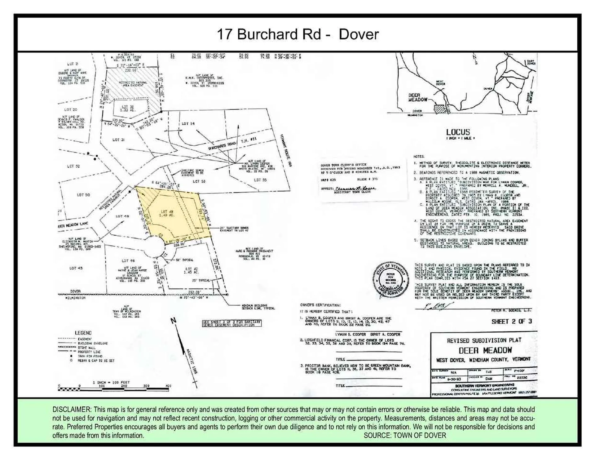 17 Burchard Road Dover VT 05356