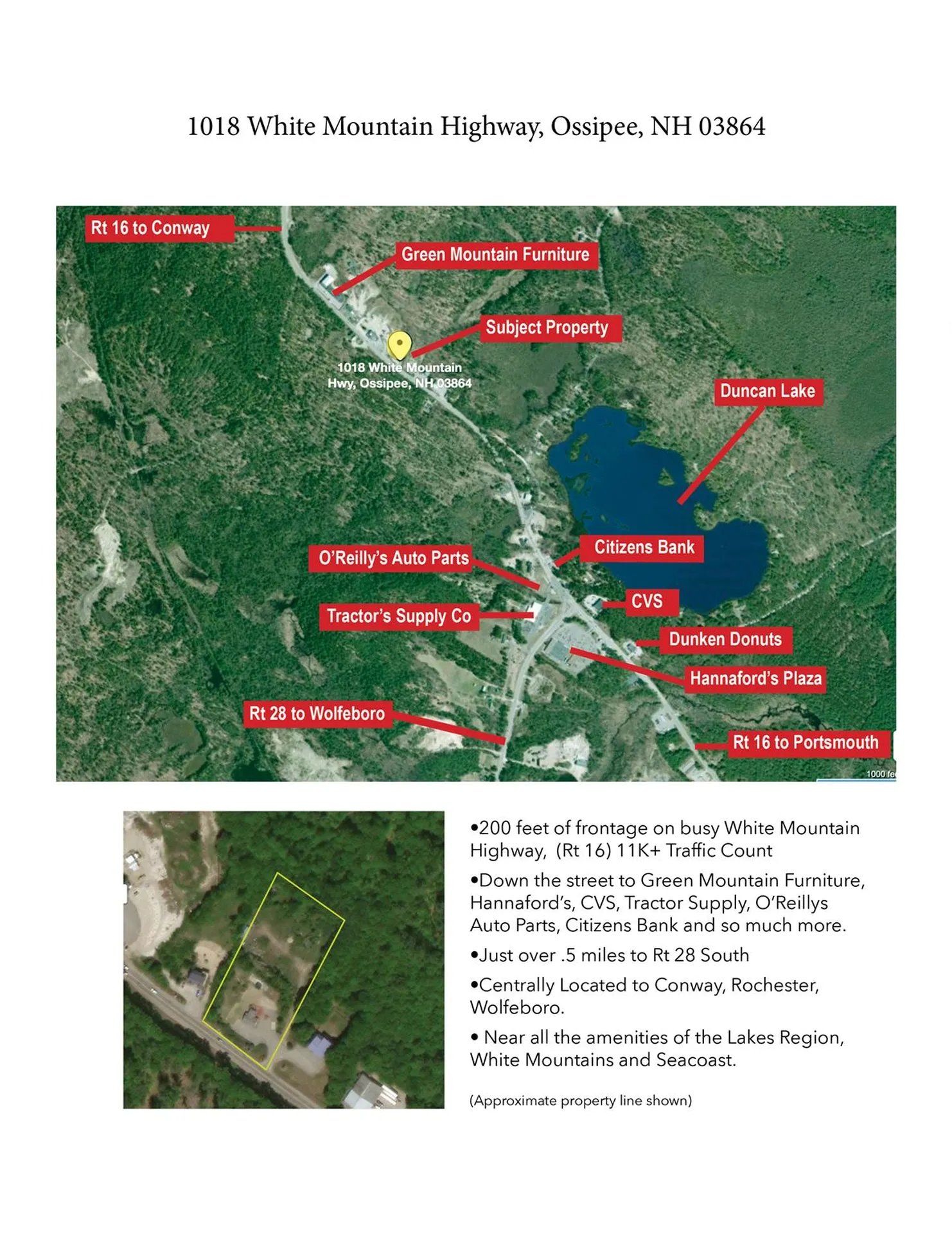 1018 Route 16 Ossipee NH 03864