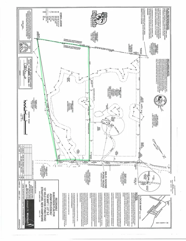 M1 Lot 5-2-1 Wild Goose Pond Road Strafford NH 03884
