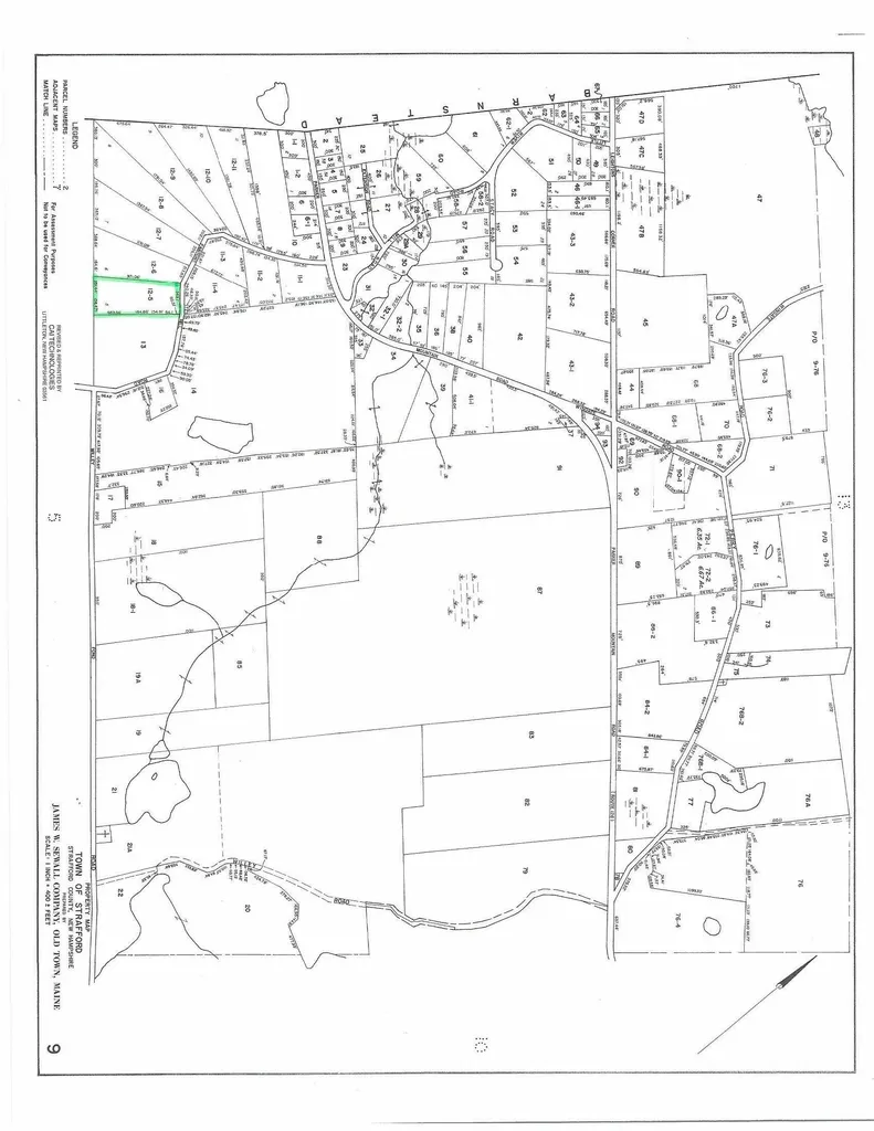 Map 9 Lot 12-5 Parsons Hill Road Strafford NH 03884