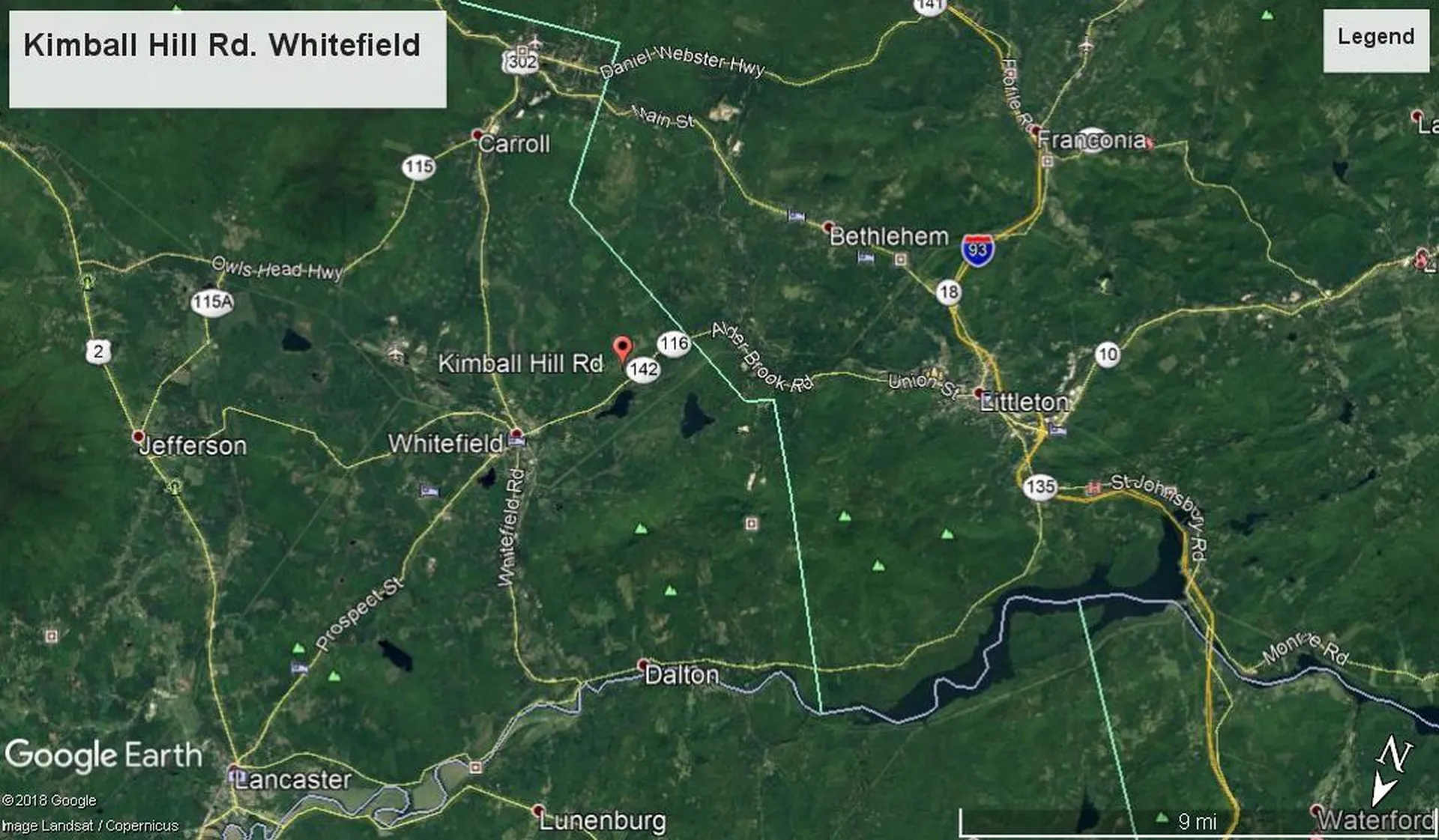 0 Kimball Hill Road Whitefield NH 03598