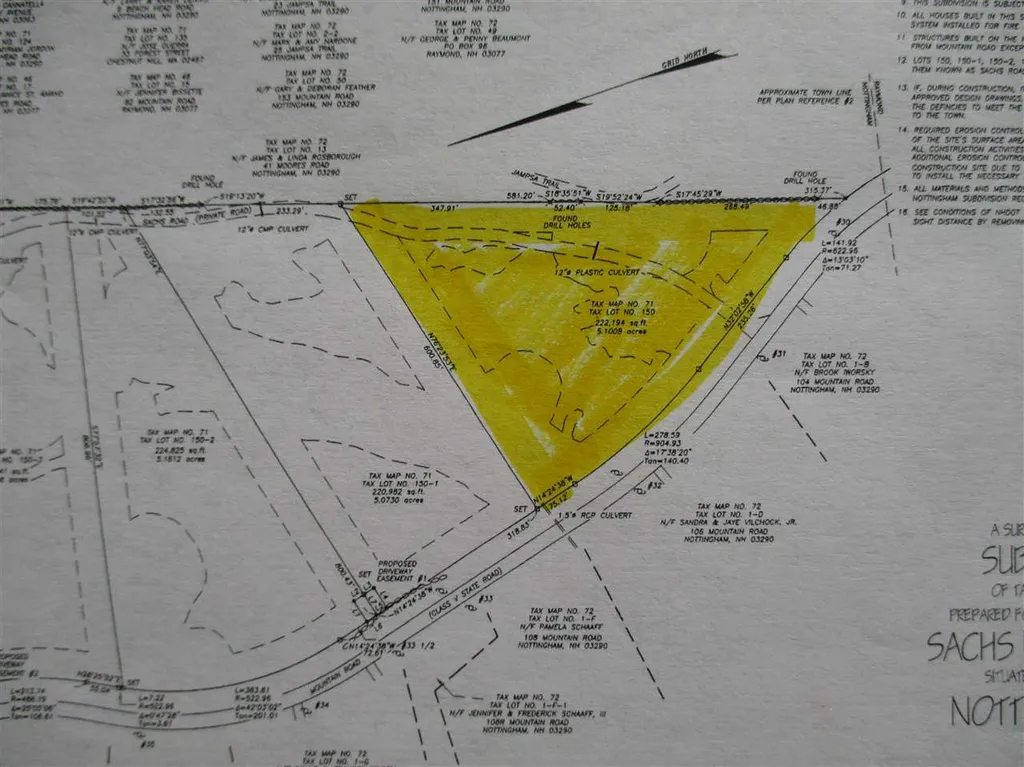 Lot 150 Mountain Road Nottingham NH 03291