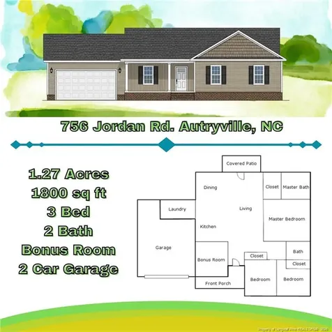 756 Jordan Road Autryville NC 28318