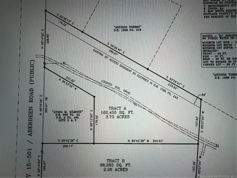 Tract A Aberdeen Road Marston NC 28363
