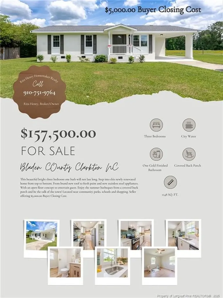 80 Elmhurst Street Clarkton NC 28433