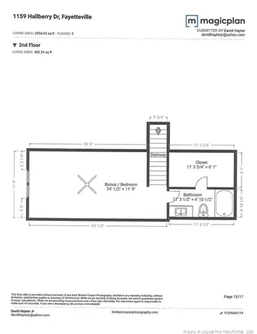 1159 Hallberry Drive Fayetteville NC 28314