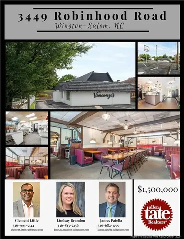 3449 Robinhood Road Winston Salem NC 27106