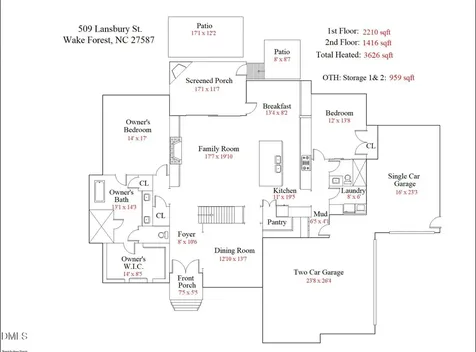 509 Lansbury Street Wake Forest NC 27587