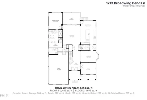 1213 Broadwing Bend Lane Wake Forest NC 27587