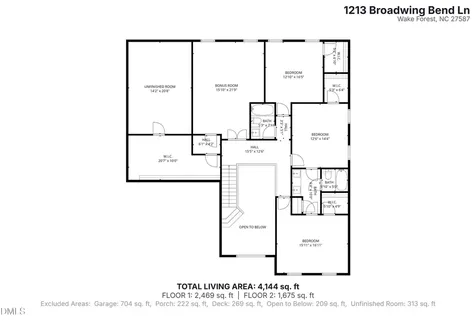 1213 Broadwing Bend Lane Wake Forest NC 27587