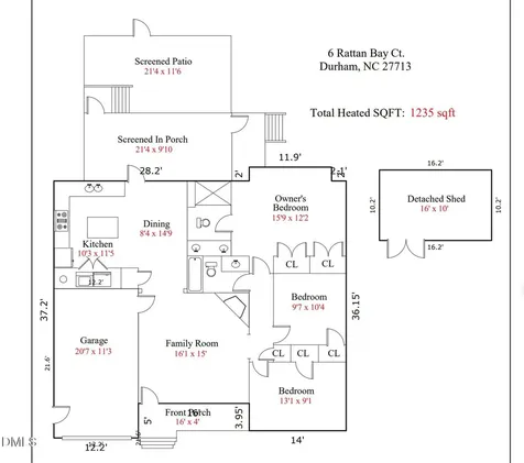 6 Rattan Bay Court Durham NC 27713
