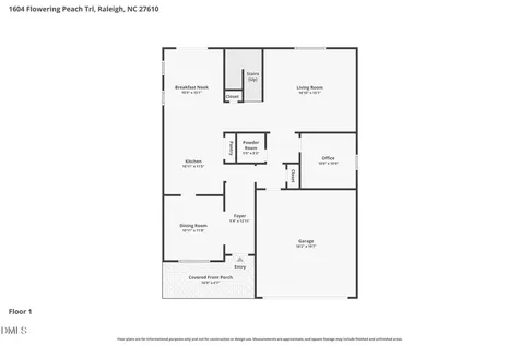 1604 Flowering Peach Trail Raleigh NC 27610
