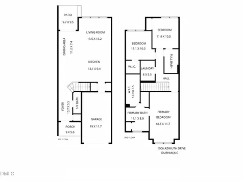1006 Azimuth Drive Durham NC 27713