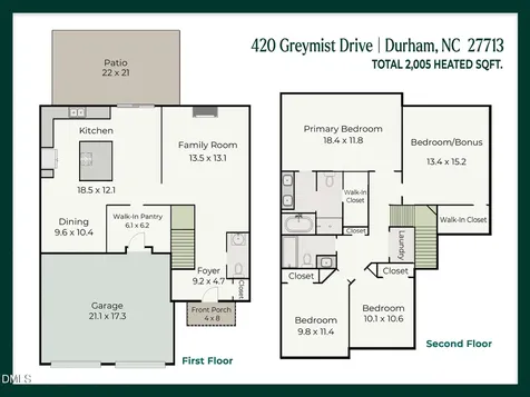 420 Greymist Drive Durham NC 27713