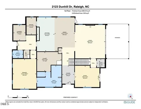 2123 Dunhill Drive Raleigh NC 27608