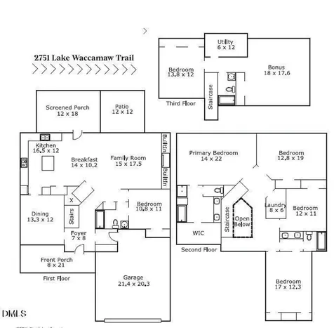 2751 Lake Waccamaw Trail Apex NC 27502