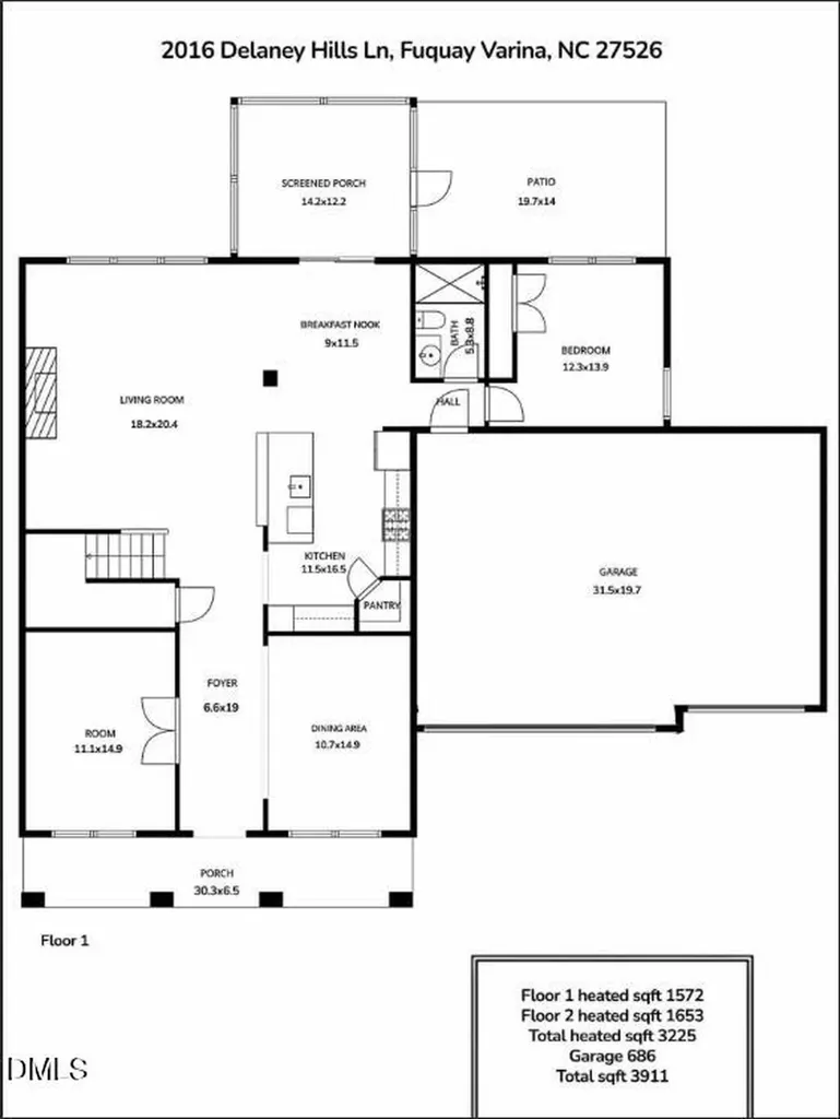 2016 Delaney Hills Lane Fuquay Varina NC 27526