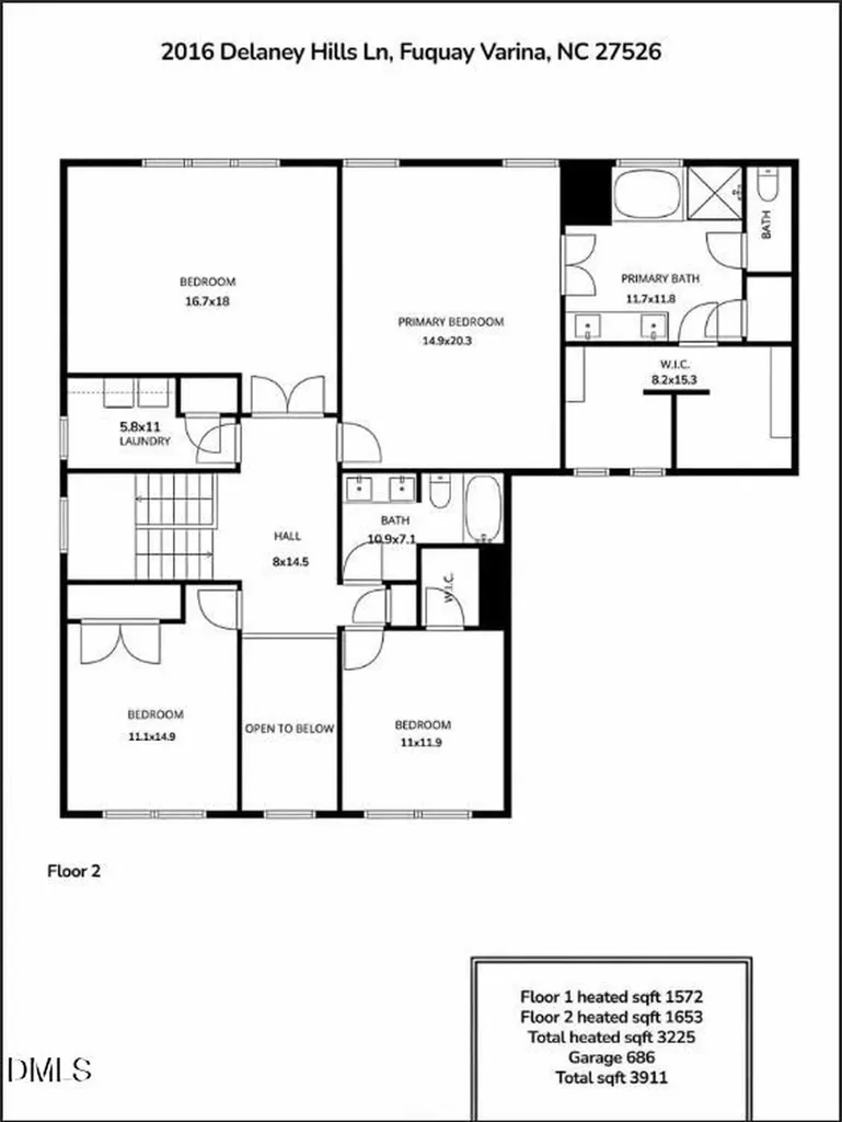 2016 Delaney Hills Lane Fuquay Varina NC 27526