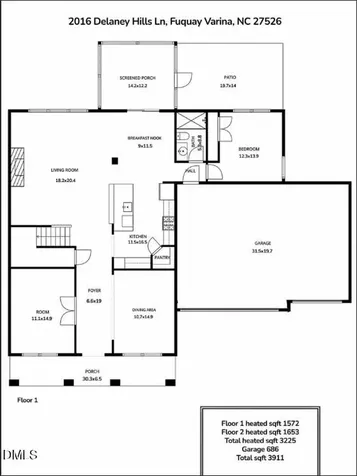 2016 Delaney Hills Lane Fuquay Varina NC 27526