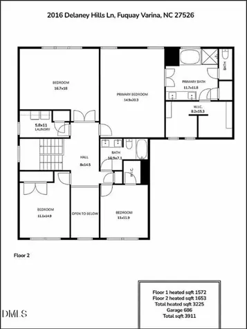2016 Delaney Hills Lane Fuquay Varina NC 27526