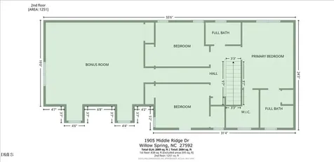 1905 Middle Ridge Drive Willow Springs NC 27592