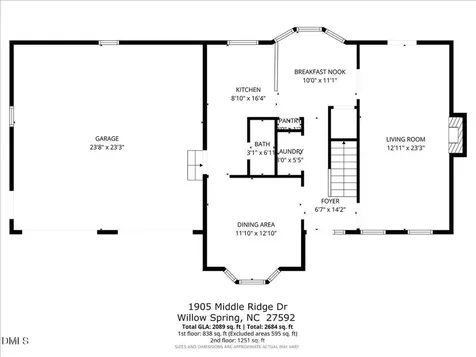 1905 Middle Ridge Drive Willow Springs NC 27592