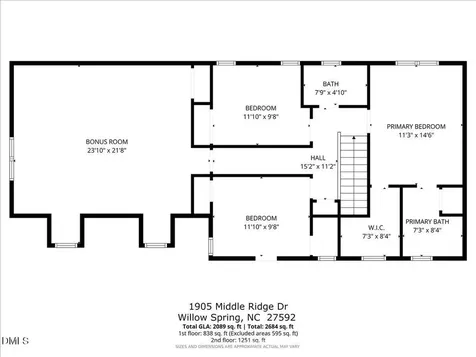 1905 Middle Ridge Drive Willow Springs NC 27592