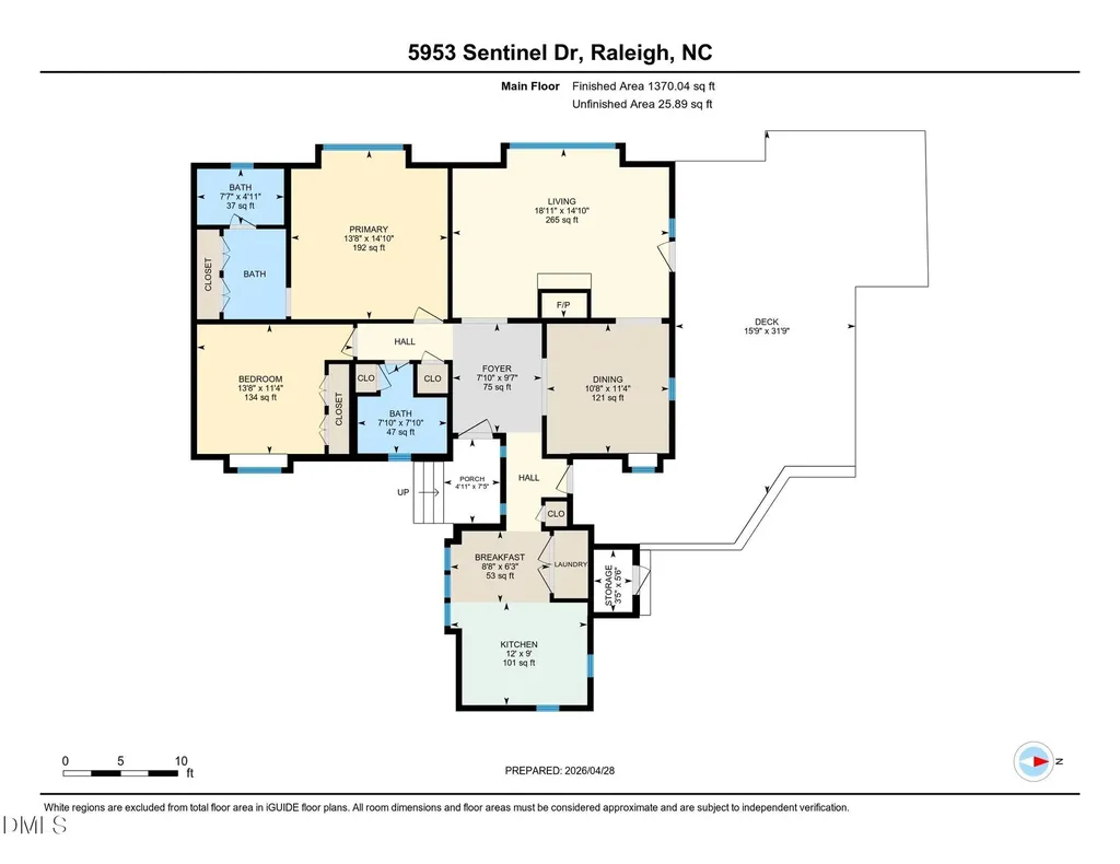 5953 Sentinel Drive Raleigh NC 27609
