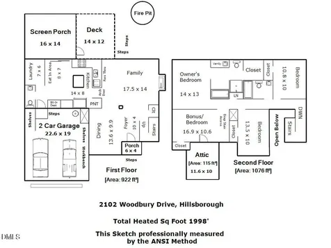 2102 Woodbury Drive Hillsborough NC 27278