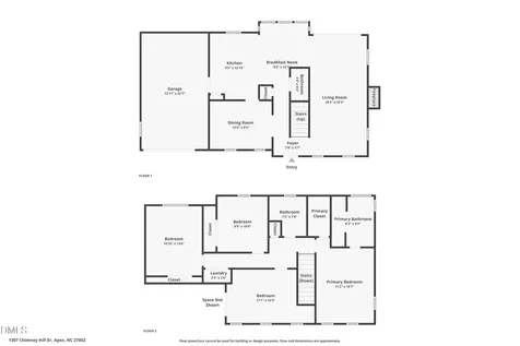 1307 Chimney Hill Drive Apex NC 27502