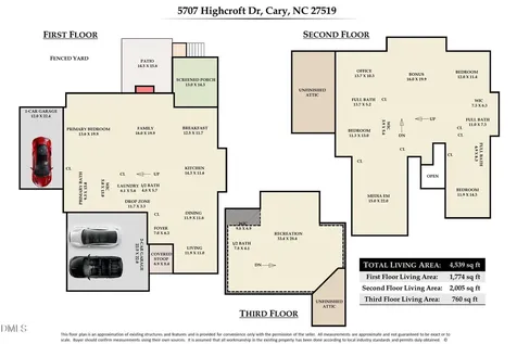 5707 Highcroft Drive Cary NC 27519