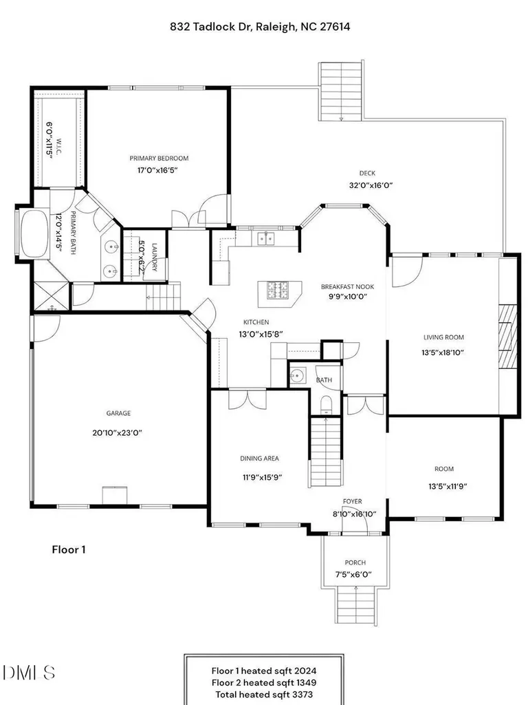 832 Tadlock Drive Raleigh NC 27614