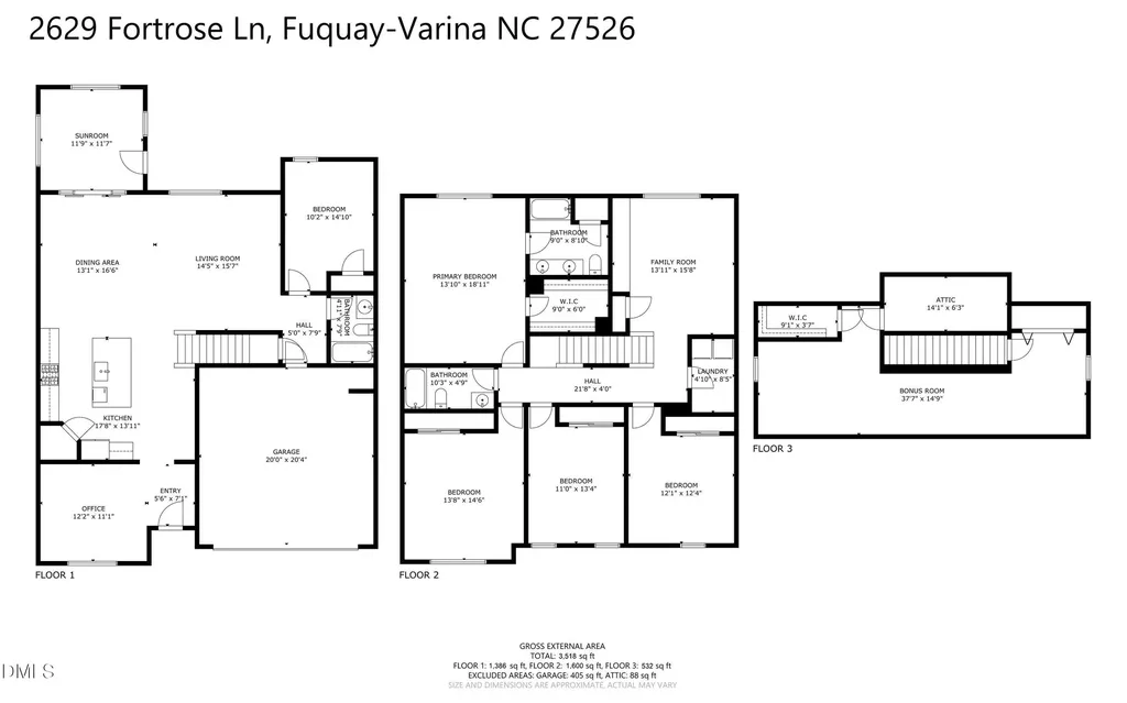 2629 Fortrose Lane Fuquay Varina NC 27526