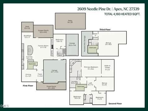 2609 Needle Pine Drive Apex NC 27539