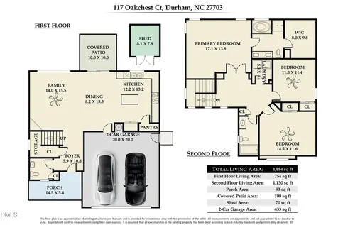 117 Oakchest Court Durham NC 27703