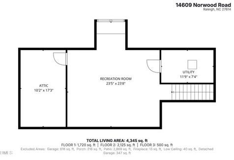 14609 Norwood Road Raleigh NC 27614