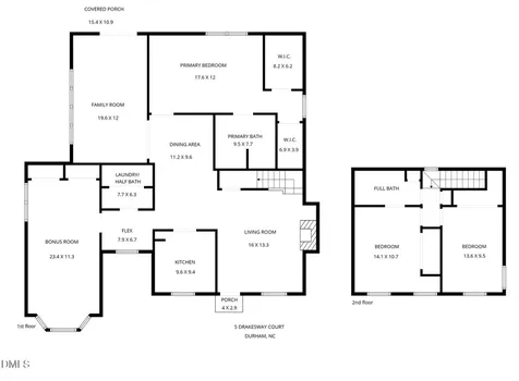 5 Drakesway Court Durham NC 27713