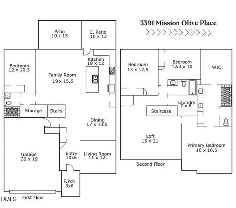 3391 Mission Olive Place New Hill NC 27562