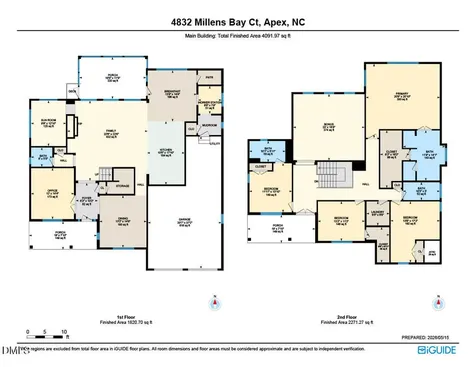 4832 Millens Bay Court Apex NC 27539