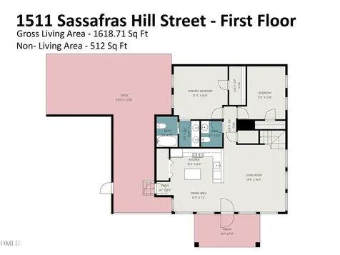 1511 Sassafras Hill Street Durham NC 27712