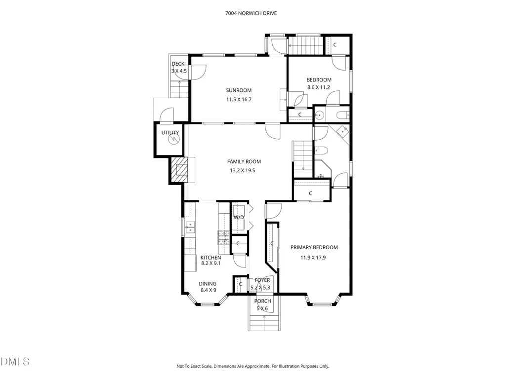 7004 Norwich Drive Raleigh NC 27613