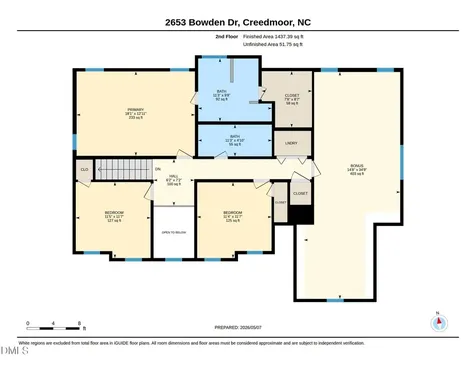 2653 Bowden Drive Creedmoor NC 27522